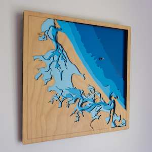 Bay Of Plenty Maps: Matakana Island, Bay of Plenty, New Zealand – Small