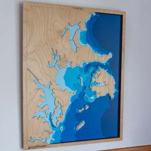 Auckland Hauraki: Upper Hauraki Gulf III, New Zealand - Large