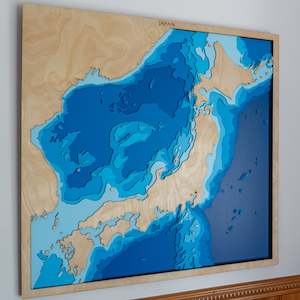 International Maps: Japan, Asia - XL