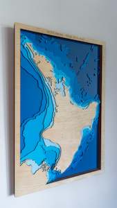 Bespoke Market Pieces: Market Special - North Island New Zealand Map – Medium