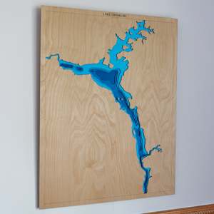 North Island Maps: Lake Ohakuri