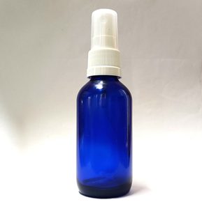 60ml: 60ml Blue Glass Bottle with White Mist Spray