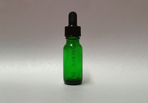 10ml To 25ml: 15ml Green Glass Bottle with Eye Dropper
