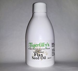 C - G: Flax seed oil – Organic Cold Pressed