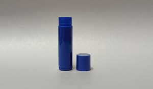 5g Lip Balm Blue Plastic Tube