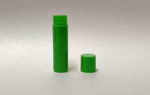 5g Lip Balm Green Plastic Tube