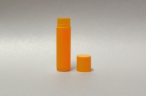 5g Lip Balm Orange Plastic Tube