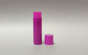 5g Lip Balm Purple Plastic Tube