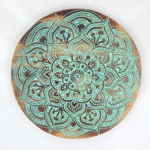 Sea Green Mandala Wall Art