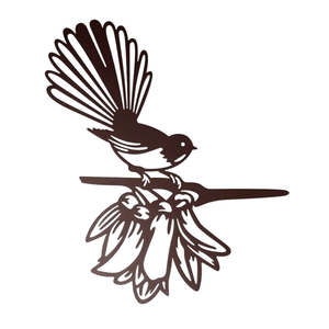 Metal Wall Art: Fantail Rustic Metal Wall Art