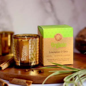 Candles: Candle Lemongrass & Spice Organic Goodness