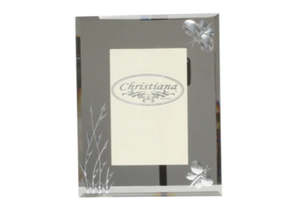 Frames: Glass Butterfly Photo Frame