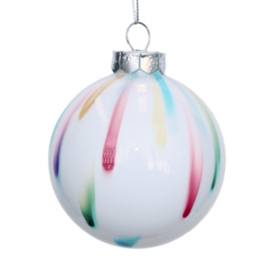 Christmas: Ball with Pastel Splashes