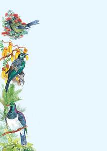 Stationery: NZ Pigeon, Tui and Bellbird Note Pads