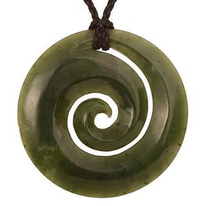 Necklace: Greenstone Closed Koru