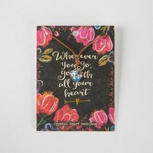 Necklace: Necklace Crystal Heart Wherever