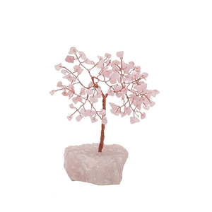 Spiritual And Incents: Rose Quartz Crystal Tree Love