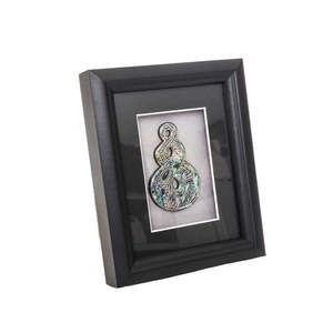 Framed Art: Framed Paua Twist