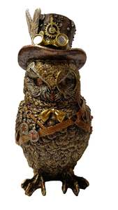Steam Punk Owl With Hat