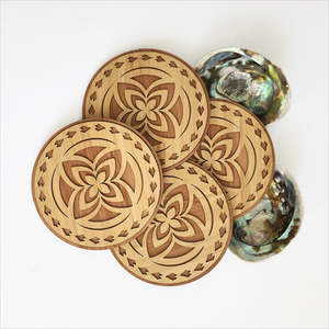 Coaster: Coasters Set: Rimu Tapa Circle