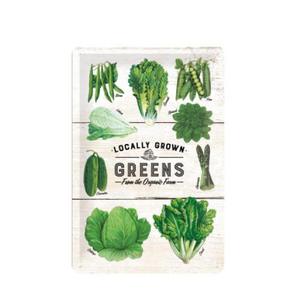 Metal Wall Art: Greens Tin Sign