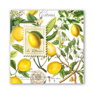 Soap: Lemon Basil Paper Napkins - Luncheon