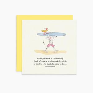 Cards: When You Arise In The Morning Card