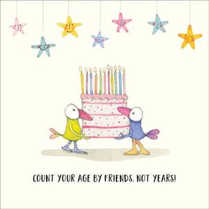 Cards: Count Your Age By Friends - Birthday Card