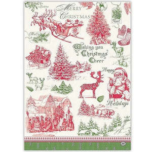 Christmas: Its Christmastime Tea Towel