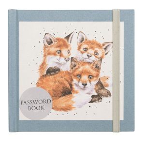 Stationery: Password Book: 'Snug as a Cub' Fox