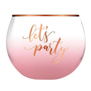 Roly Poly Glass-Let's Party