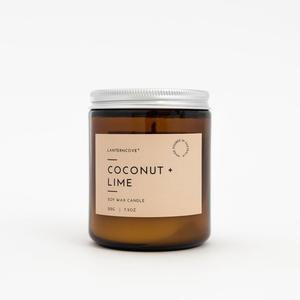 Candles: Glo 7.5oz Glass Candle Coconut+Lime