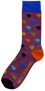 Socks: Grape Kiwi Sock