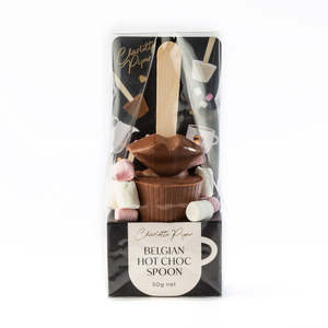 Consumables: Hot Chocolate Spoon – Milk Chocolate Kiss