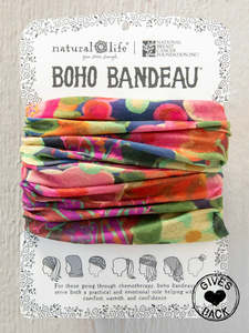 New Stock: Boho Bandeau - Pink Painted Garden