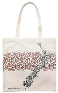 Map Kowhaiwhai Tote Bag