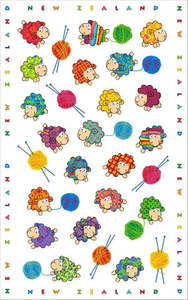 Tea Towels: Knitted Sheep Tea Towel