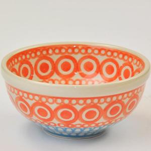Cutlery: Bowl Round Small Color Love Orange/Sky