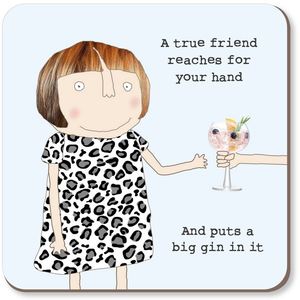 Cutlery: Rosie Made A Thing - True Friend - Coaster