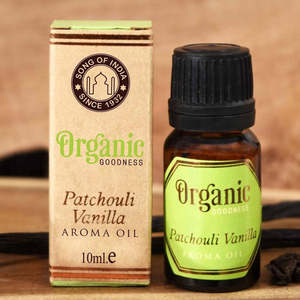 Melts: Aroma Oil Patchouli Vanilla Organic Goodness 10 ml