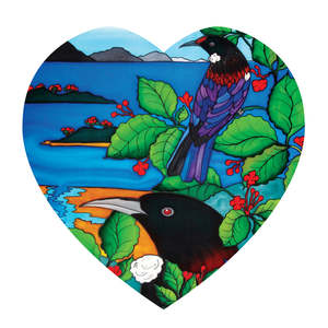 New Stock: Jo May Ceramic Heart Wall Hanging - Tui