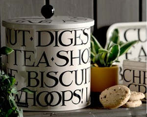 Homeware 1: Black Toast Biscuit Barrel