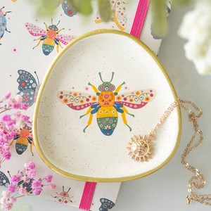New Stock: Floral Bug Bee Trinket Dish
