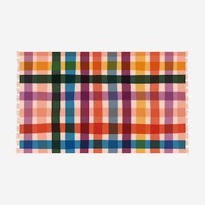 Outdoor: Beach Sarong - Rainbow Gingham