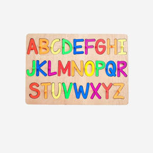 Puzzles: Puzzle - Uppercase Alphabet - Brights