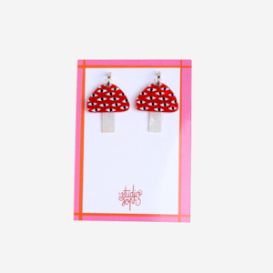 Earrings - Mushrooms