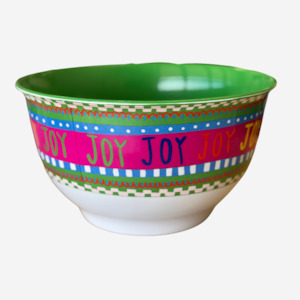 New: Melamine Bowl - Large - Joy