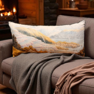 Home: Old Masters - Cushion + Inner - Pink Terraces