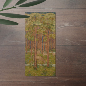 Lady Jane Cory: Lady Jane Cory - Card - Embroidery, 'The Deer Forest', 1905