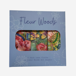 Fleur Woods: Lens Cloth - Set Of 3 - Meadow